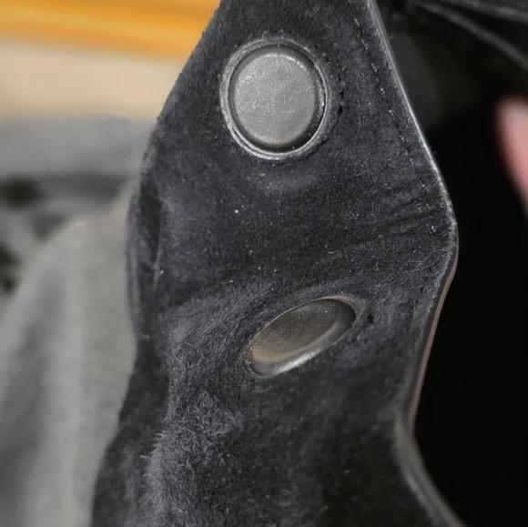 COACH FAYE CARRYALL Black Leather & Suede Satchel. NO CALLOUTS. EUC - Picture 14 of 16